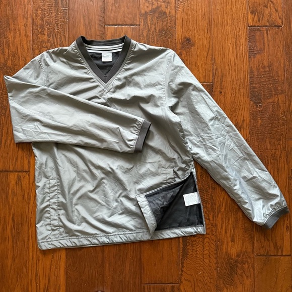Vintage Nike Silver Label Windbreaker Pullover Golf V-Neck Medium - Picture 1 of 12